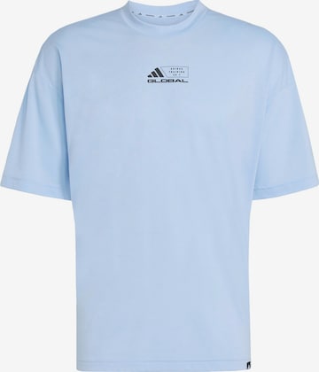 ADIDAS PERFORMANCE Функциональная футболка в Синий: спереди