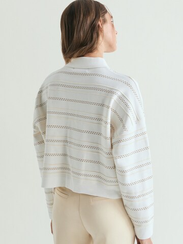 Scalpers Emblurex Cardigan ' ' in Beige