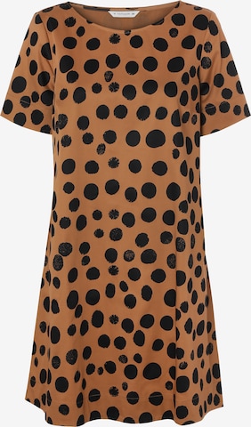 TATUUM Mekko värissä ruskea: etupuoli