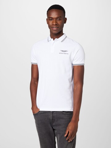 T-Shirt Hackett London en blanc : devant