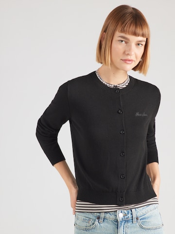 GUESS JEANS Cardigan i sort: forside