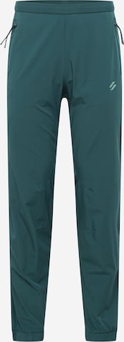 Pantaloni sportivi di Superdry in verde: frontale