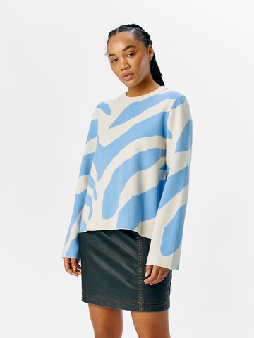 OBJECT Sweater 'OBJREYNARD' in Beige: front