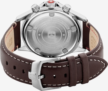 SWISS MILITARY HANOWA Analog Watch 'FLAGSHIP X CHRONO' in Brown