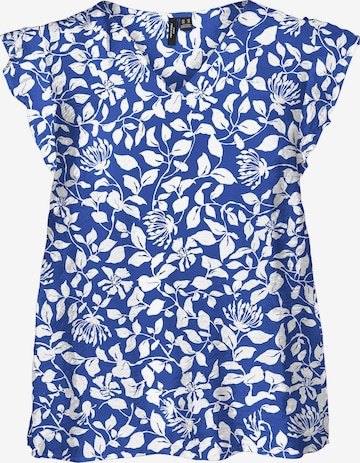Camicia da donna 'VMCVera' di Vero Moda Curve in blu: frontale