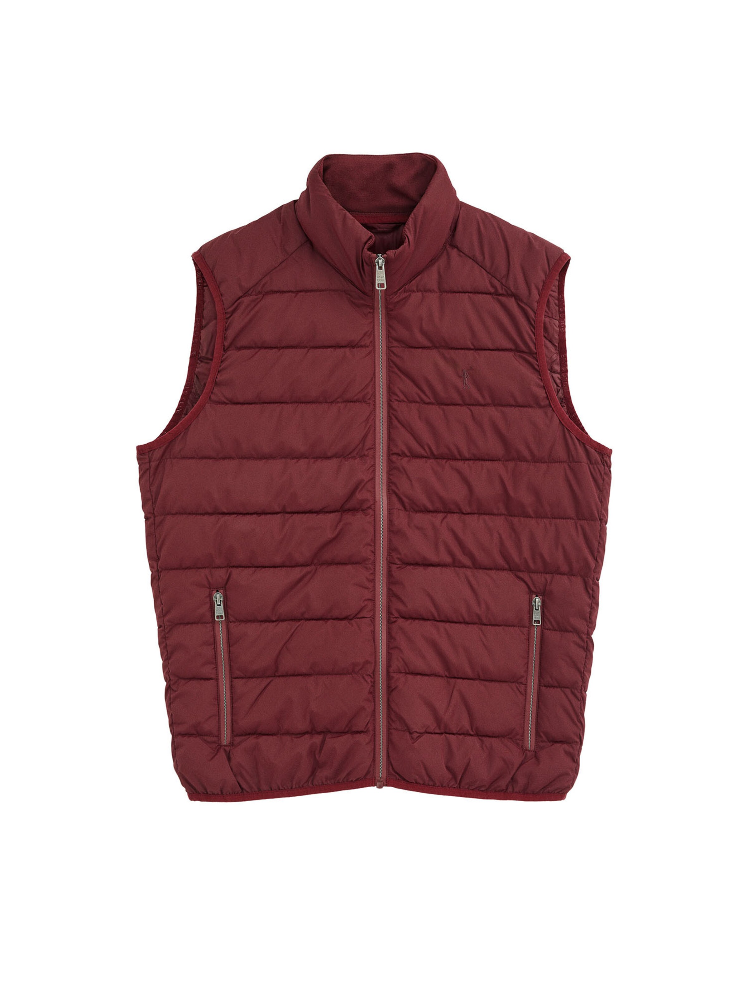 Polo Club Vest in Red: front