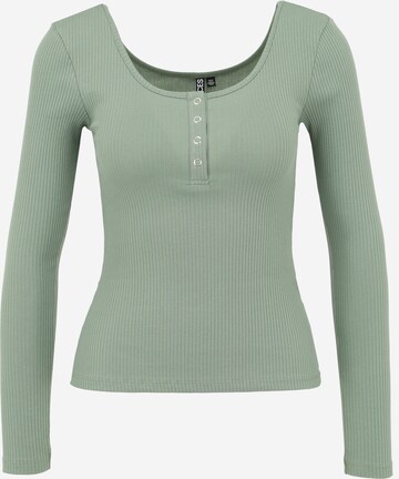 T-shirt 'KITTE' Pieces Petite en vert : devant