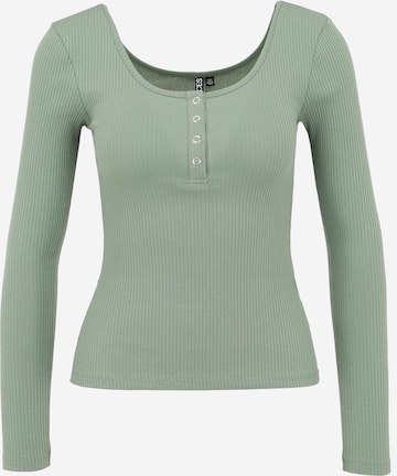 Pieces Petite Shirt 'KITTE' in Green: front