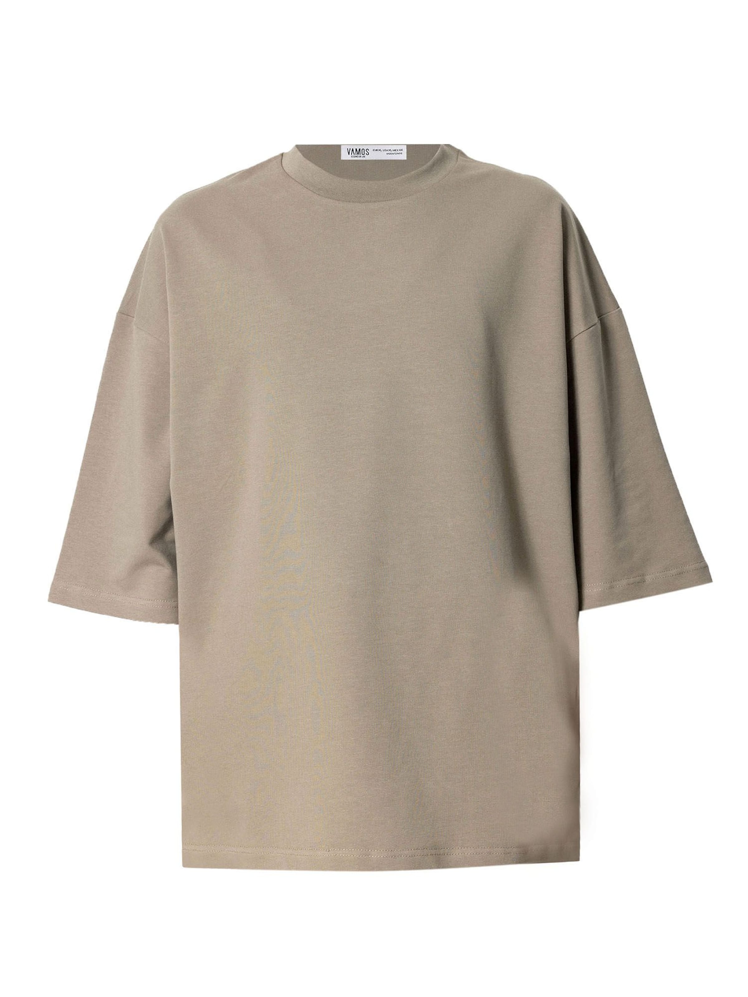 VAMOS CLO Μπλουζάκι σε μπεζ: μπροστά