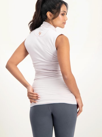 Urban Goddess Yoga & Activewear Sporttop 'Good Karma' in Weiß