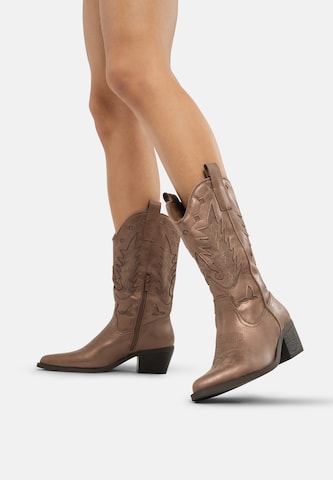 Stivale da cowboy di Salinyang in marrone