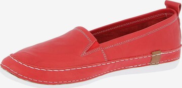 SHEEGO Moccasins in Red: front