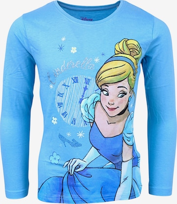 Disney Princess Shirt 'Langarmshirt Cinderella' in Blau: Vorderseite