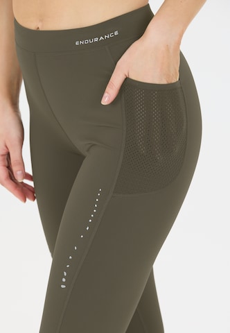ENDURANCE Skinny Sportbroek 'Lindysa' in Groen