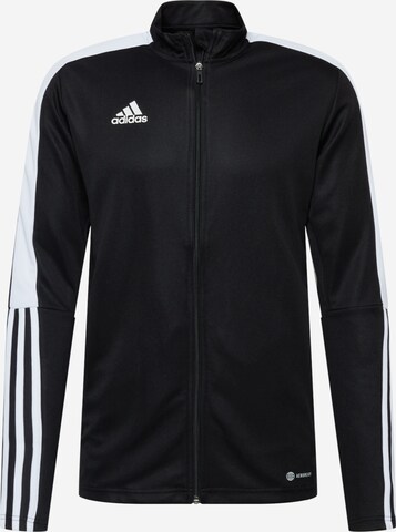 ADIDAS SPORTSWEAR Training Jacket 'Tiro' in Black: front