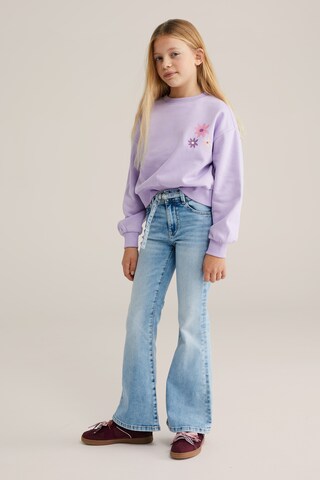 WE Fashion Sweatshirt in Purple