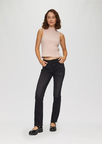 Slimfit Jeans 'Catie' di QS in grigio: frontale