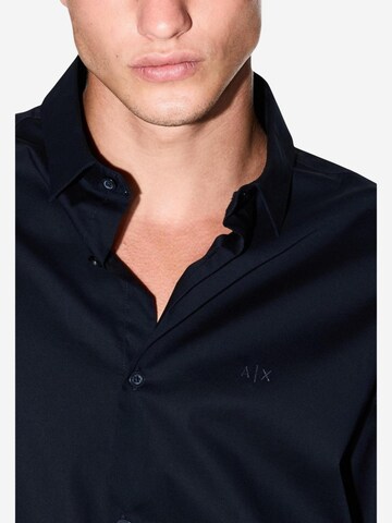 Regular fit Camicia '8NZCBD ZN10Z' di ARMANI EXCHANGE in blu