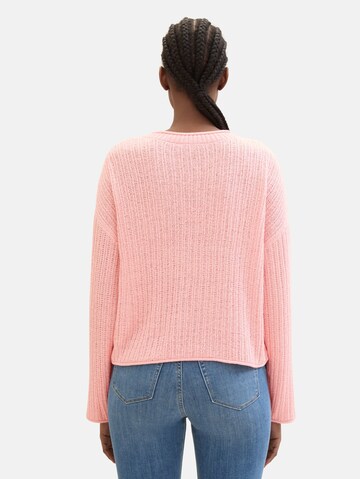 TOM TAILOR DENIM Sweater in Pink