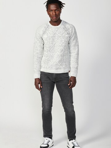Pull-over KOROSHI en blanc
