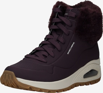 Stivaletto stringato di SKECHERS in rosso: frontale