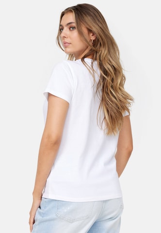 Cotton Candy T-Shirt 'Belisa' in Weiß