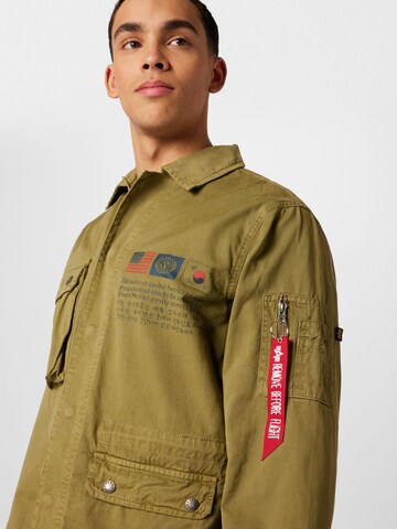 ALPHA INDUSTRIES Prechodná bunda - Zelená