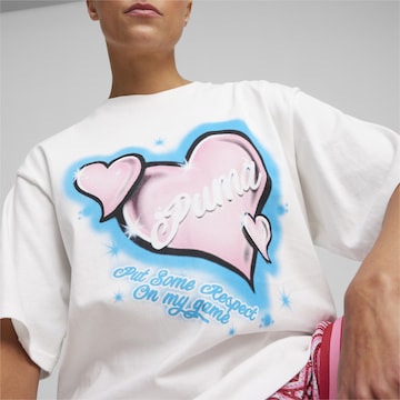 PUMA Sportshirt  'Game Love' in Weiß
