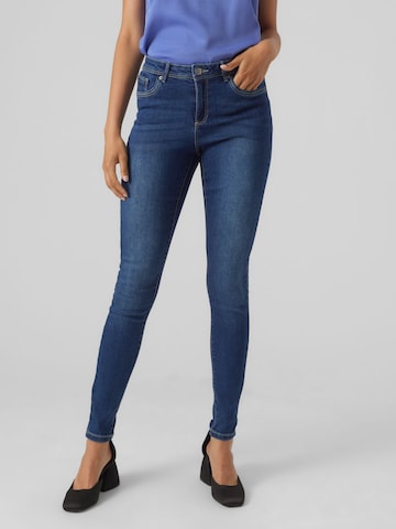 VERO MODA Skinny Jeans 'TANYA' i blå: forside