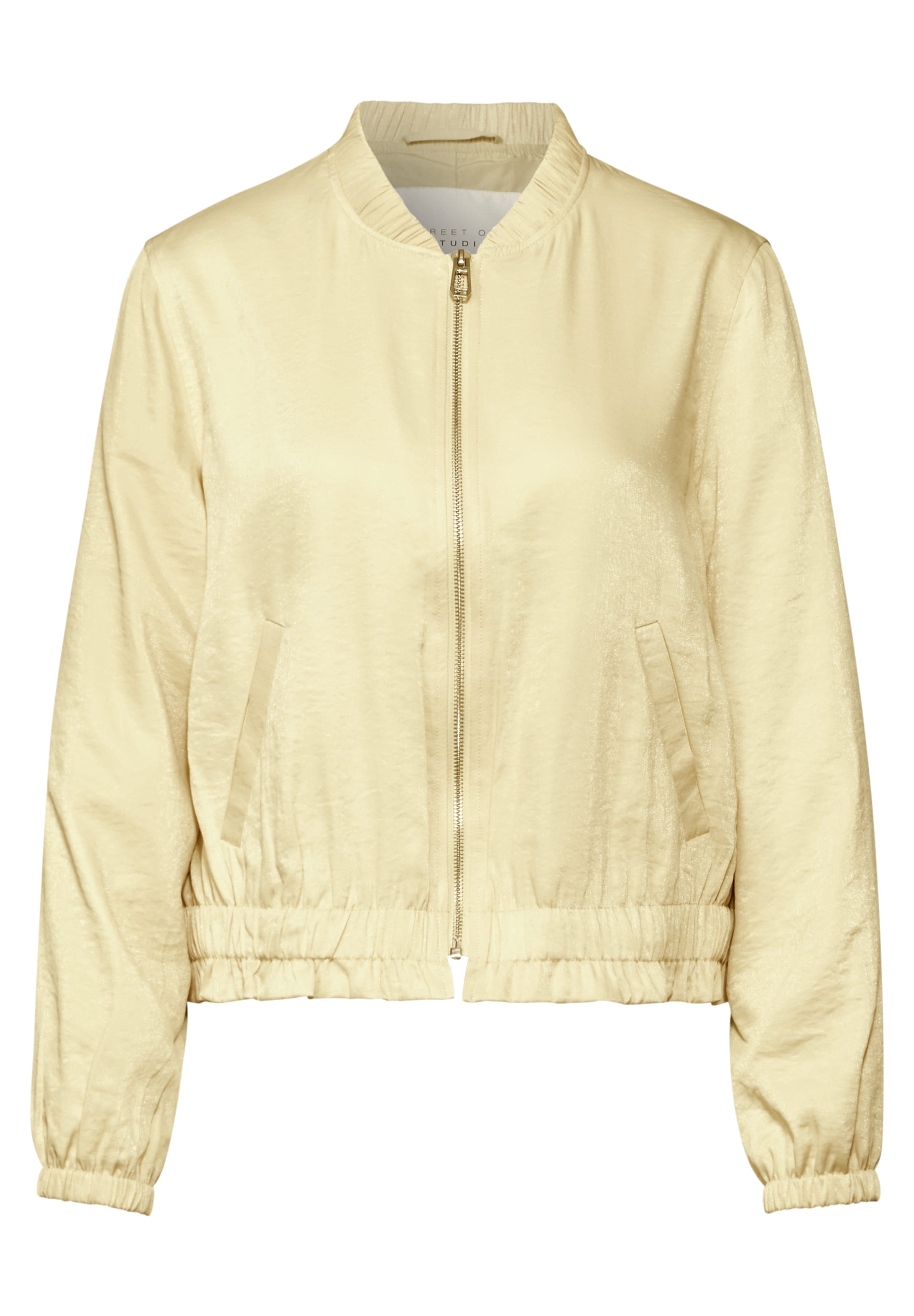 Street One Studio Between-Season Jacket in Yellow: front