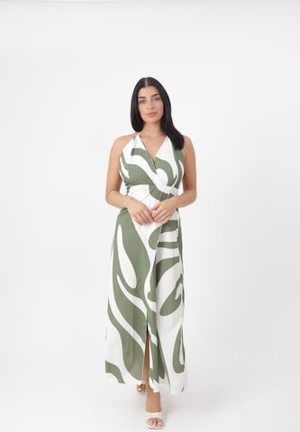 Elara Summer dress in Green: front