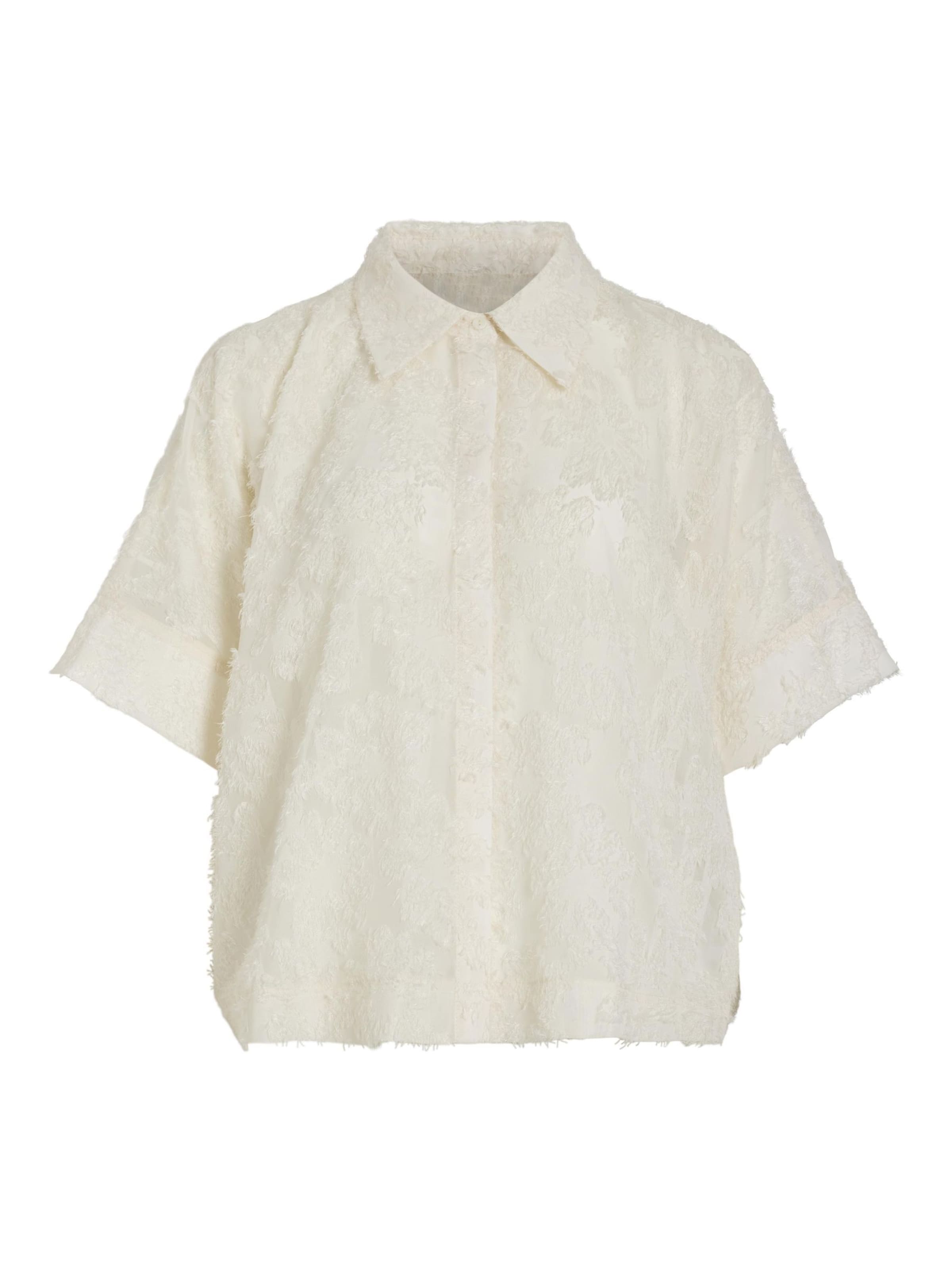 ROUGE EDIT Bluse i beige: forside