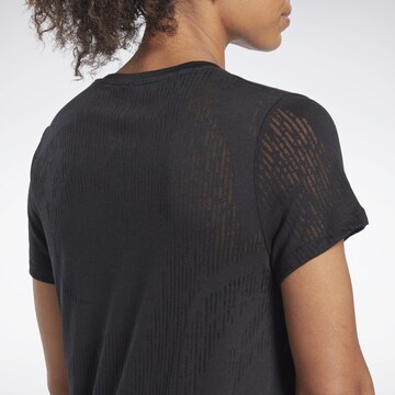 T-shirt fonctionnel Reebok en noir