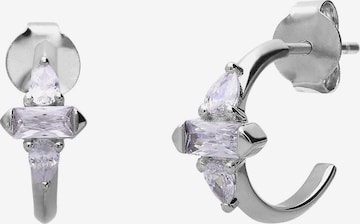 Lucardi Ohrringe in Silber: Vorderseite