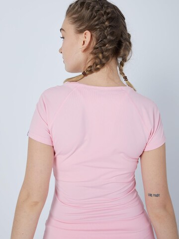 SPORTKIND Funktionsshirt 'Capsleeve'‌‌‌‌ in Pink