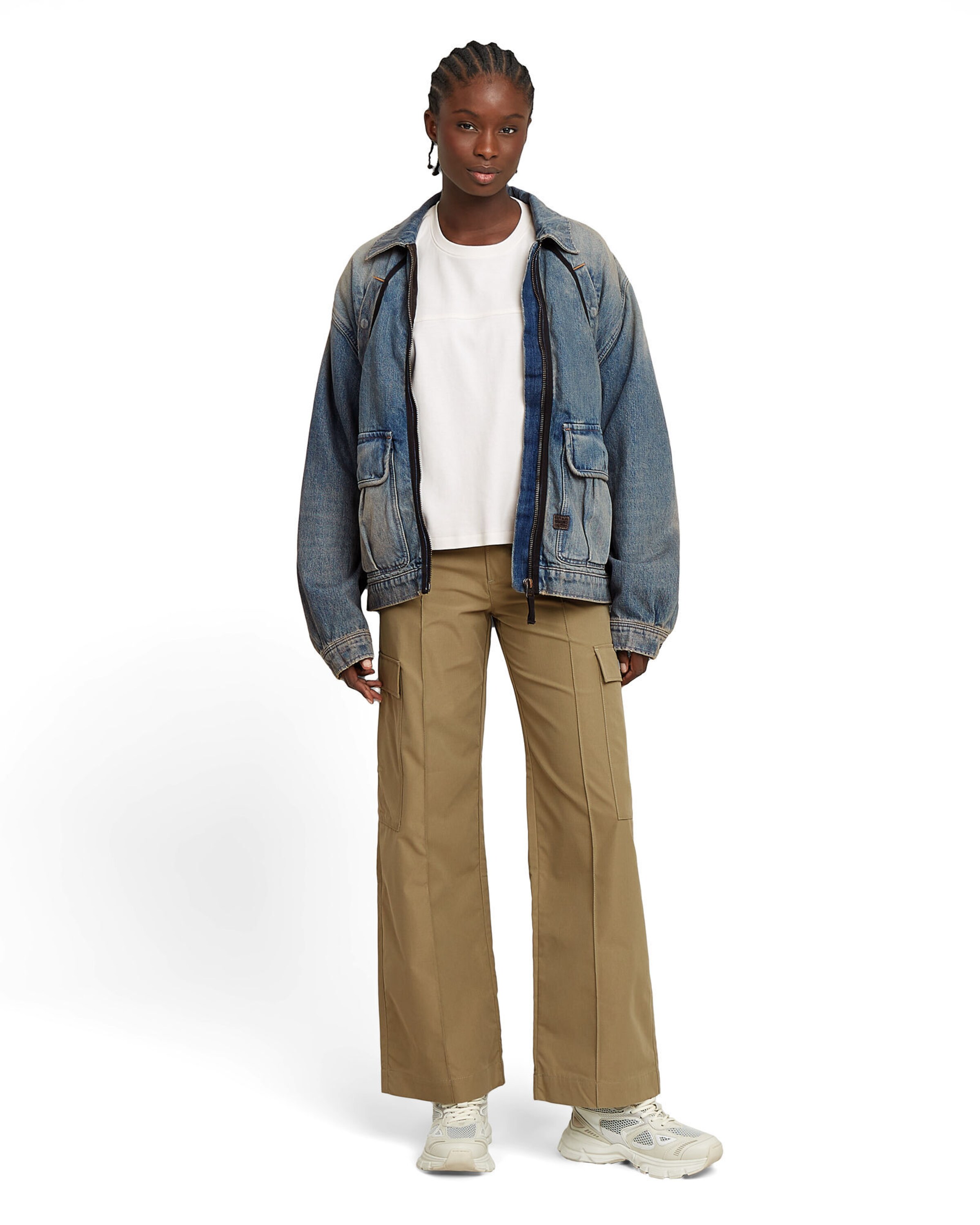 G-STAR Regular Cargobroek in Groen