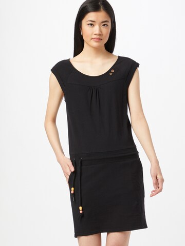 Ragwear Kleid 'Penelope' in Schwarz: Vorderseite