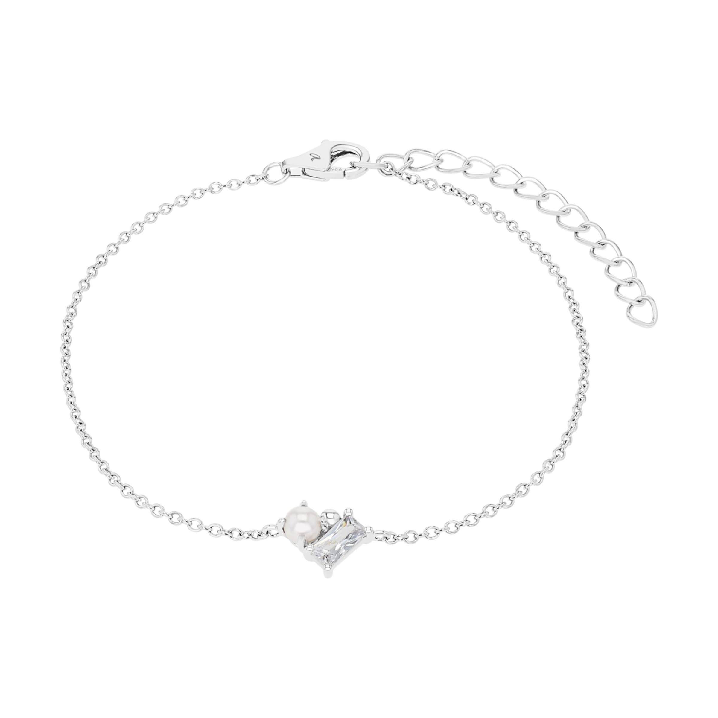 AMOR Bracelet in Silver / Transparent, Item view