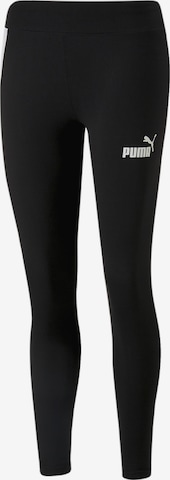 PUMA Leggings in Black: front
