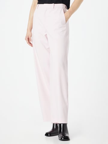 DRYKORN Regular Chino Pants 'DESK' in Pink: front