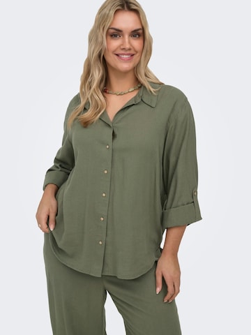 ONLY Carmakoma Blouse 'CARGoa' in Green