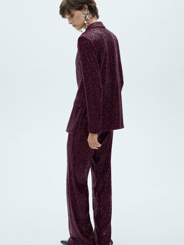 Evazați Pantaloni 'Xjupiter' de la MANGO pe roșu