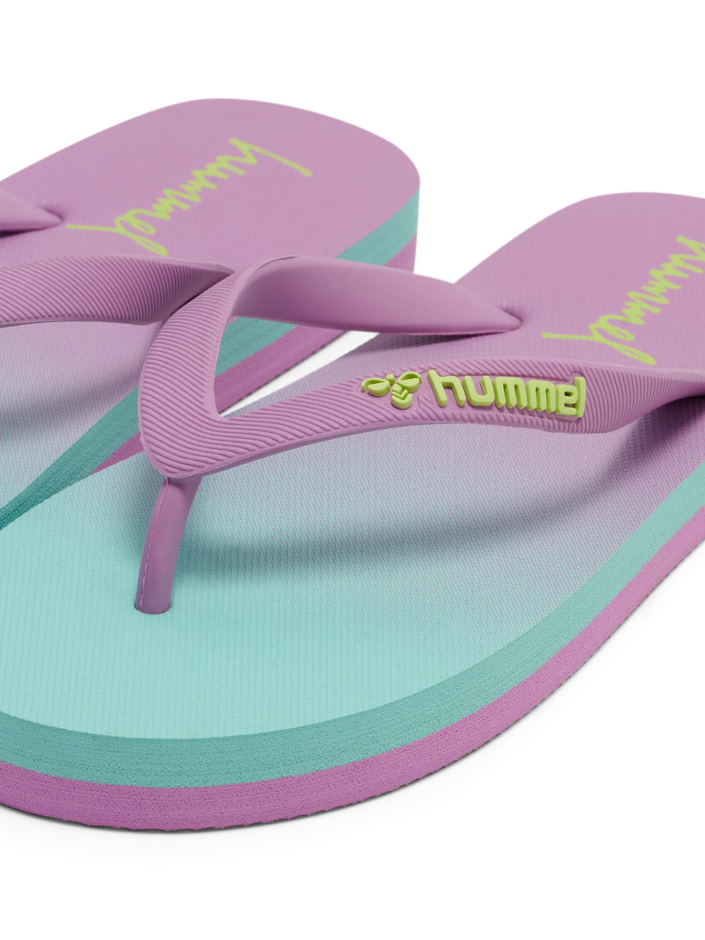 Hummel T-bar sandals in Purple