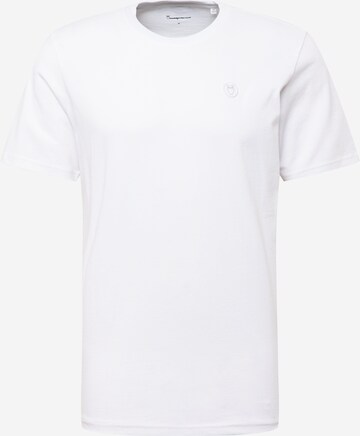 T-Shirt KnowledgeCotton Apparel en blanc : devant