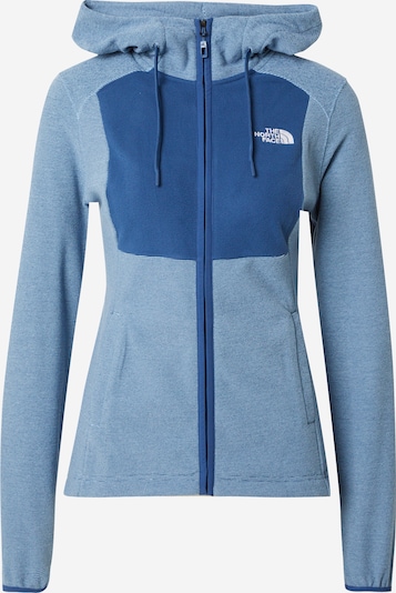 THE NORTH FACE Funktionsfleecejacke 'HOMESAFE' in hellblau / dunkelblau / weiß, Produktansicht