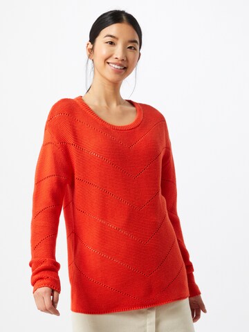 Pullover 'Mari' di Kaffe in rosso: frontale