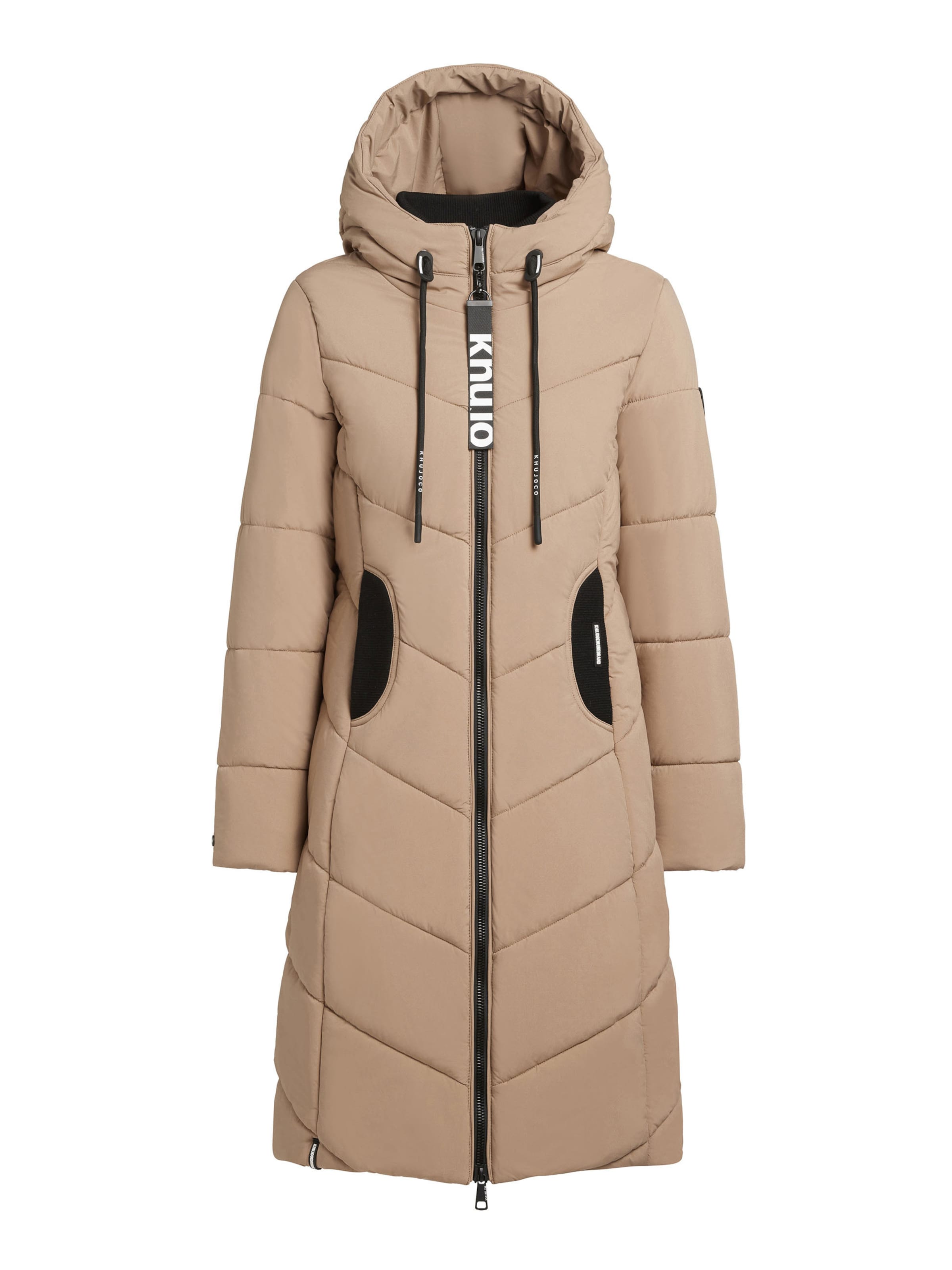 khujo Zimski plašč 'ARIBAY4 LIGHT' | bež barva: sprednja stran