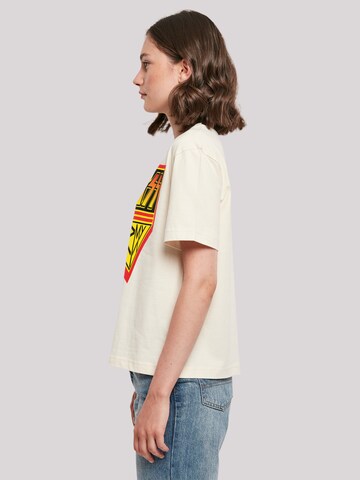 T-shirt 'Kiss' F4NT4STIC en beige