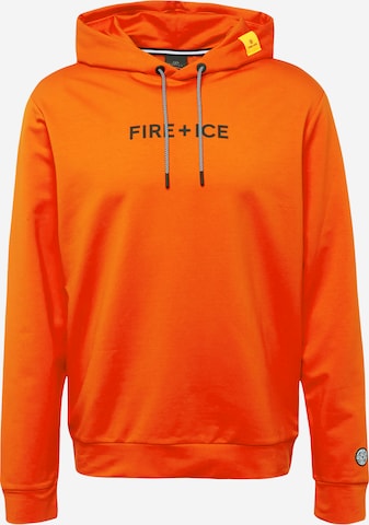 Bogner Fire + Ice Sweatshirt 'CADELL' in Oranje: voorkant