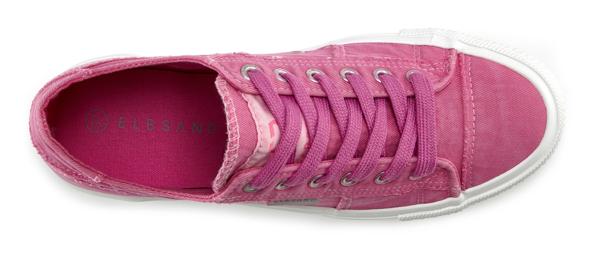 Baskets basses Elbsand en rose